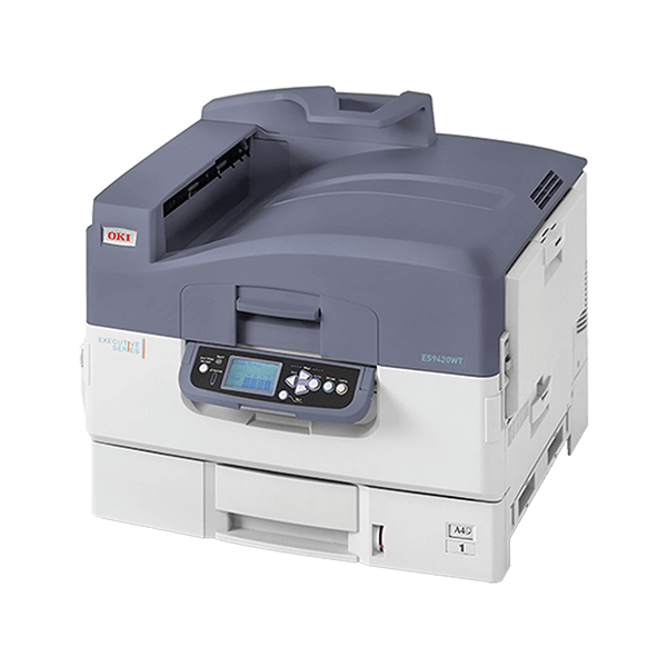 Kinematik delikat At accelerere OKI Pro9420WT Digital Color Printer - White Toner Transfer