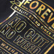 HOT STAMPING FOIL FINISHING with LASER-DARK (NO-CUT) LOWTEMP