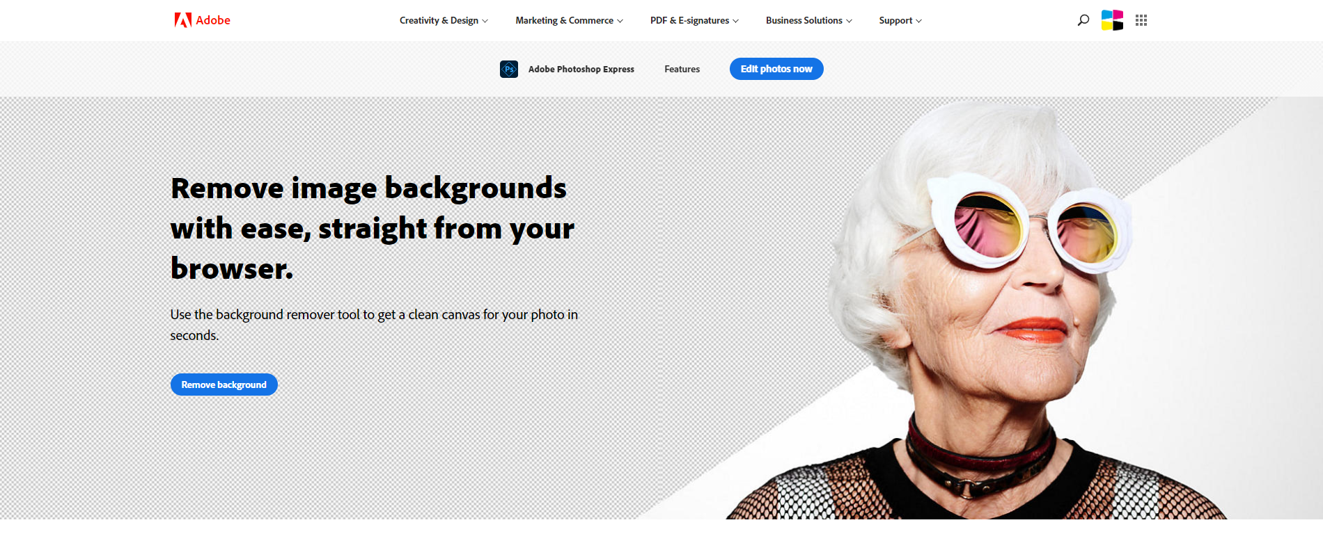 adobe photoshop elements image background remove website banner